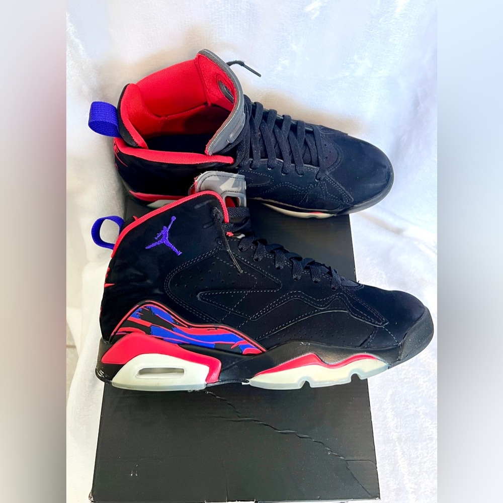 Men’s/Teen Jordan MVP, size 8.5, Black/Dark Concord Raptor - Picture 1 of 12